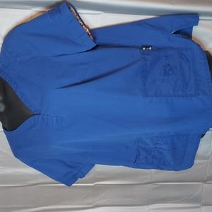 Koi Royal Blue Scrub Top